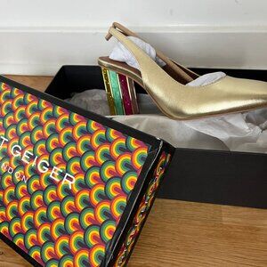 KURT GEIGER PERSPEX HEEL SLING